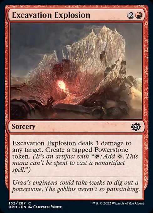 excavation-explosion MTG Card