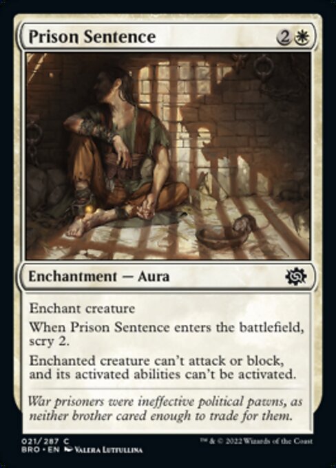 prison-sentence MTG Card