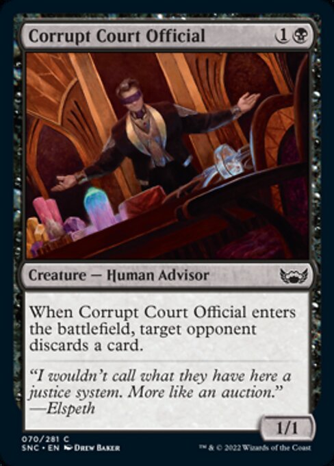 Corrupt Court Official MTG Card