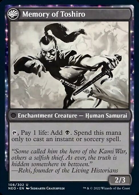 memory-of-toshiro MTG Card