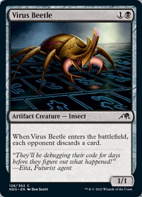 virus-beetle Unit MTG Card