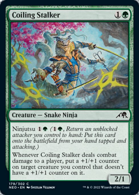 Coiling Stalker MTG Card