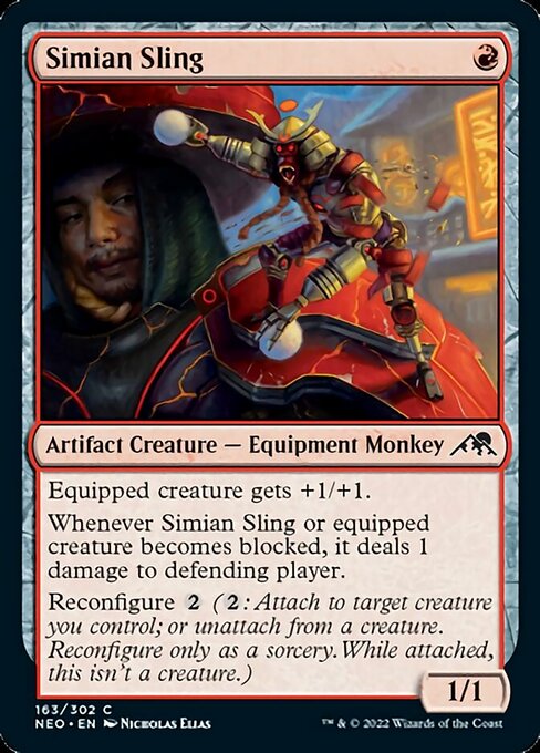 Simian Sling MTG Card