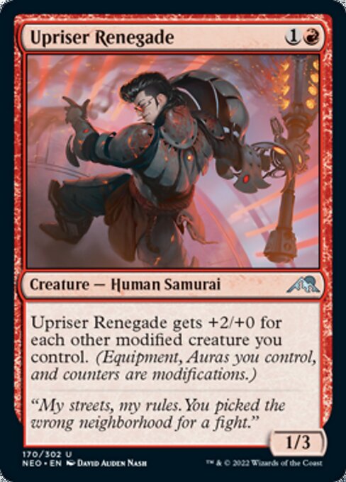 Upriser Renegade MTG Card