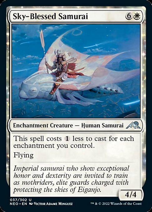 Sky-Blessed Samurai MTG Card